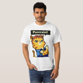Purrsist Shirt Feminist Resist Purrsist (Vorne ganz)