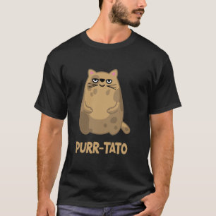 Purrtato Katze Kartoffel Katzenliebhaber Idaho Kar T-Shirt