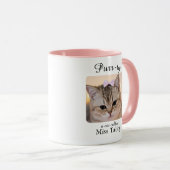 Purrty Cat Personalised Mug Tasse (VorderseiteRechts)