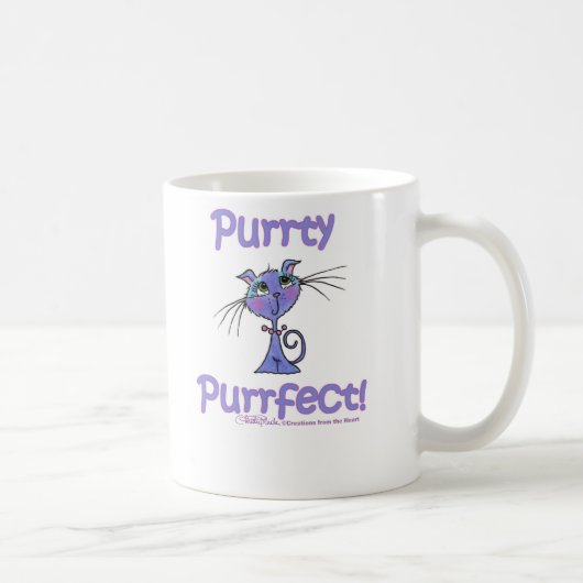 Purrty Purrfect Kitty Kaffeetasse (Rechts)