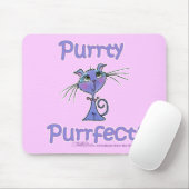 Purrty Purrfect Kitty Mousepad (Mit Mouse)