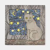 Purry Purry Night Magnet (Vorne)