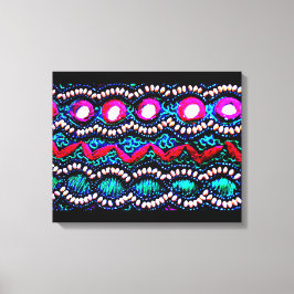 Purse Stickerei aus Indien Leinwanddruck