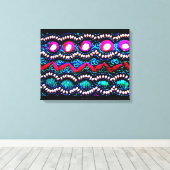 Purse Stickerei aus Indien Leinwanddruck (Insitu (Holzboden))