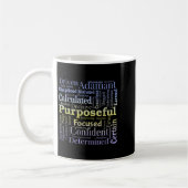 Purseful Word Cloud Art Achiever Motivation Insrat Kaffeetasse (Links)
