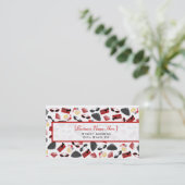 Purses Parfüm-Sonnenbrillen & Rubies-Visitenkarte Visitenkarte (Stehend Vorderseite)