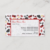 Purses Parfüm-Sonnenbrillen & Rubies-Visitenkarte Visitenkarte (Rückseite)