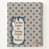 Purslane - Blume Astrologie und Magie Notizblock (Rückseite)