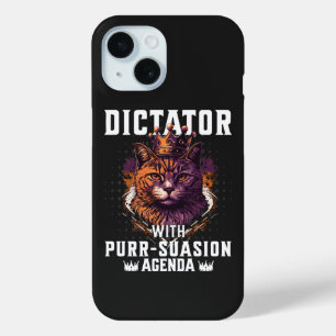 Pursuasion Agenda Funny Bossy Cat Case-Mate iPhone Hülle