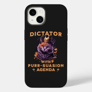Pursuasion Agenda Funny King Cat Case-Mate iPhone 14 Hülle