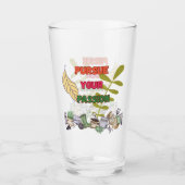 Pursue Your Passion- Gardening Drinking Glass Glas (Vorderseite)