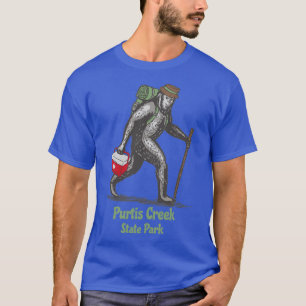 Purtis Creek Staat Park Texas TX Wandern Bigfoot S T-Shirt