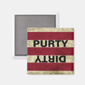 PURTY/DIRTY Geschirrspülmaschine Magnet (Vorderseite/Rückseite)