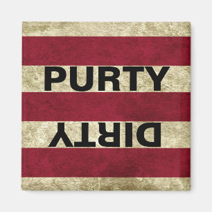 PURTY/DIRTY Spülmaschinen-Magnet Magnet