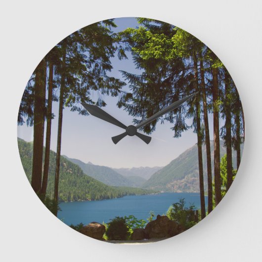 Puschman-See im Sommer Uhr (Vorderseite)