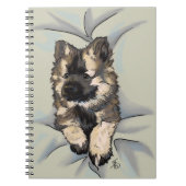 Push Herbst Rain Notebook Notizblock (Vorderseite)