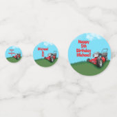 Push Lawn Mower Birthday Party Konfetti (Vorderseiten)