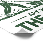 Push Lawn Mower Dad Saturdays Are For The Yard Mow Poster (Ecke)