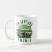Push Lawn Mower I'm Y And I Mow It Funny Mowing Da Kaffeetasse (Links)