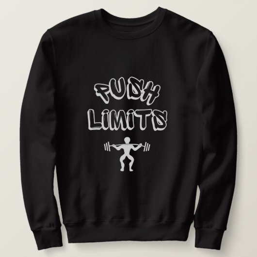 Push Limits Sweatshirt (Design vorne)