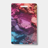 Push Luxury Cosmetics Cosmetologist Eyeshadow Ausweis (Back)