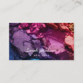 Push Luxury Cosmetics Cosmetologist Eyeshadow Visitenkarte (Vorderseite)