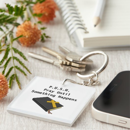 PUSH - Motivationsziffern für Gebete und Magnete f Schlüsselanhänger (Vorderseite rechts)