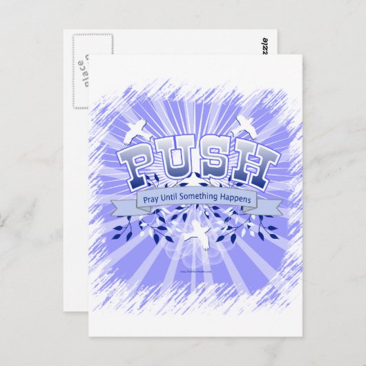 PUSH POSTKARTE (Vorne/Hinten)