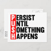 PUSH POSTKARTE (Vorne/Hinten)