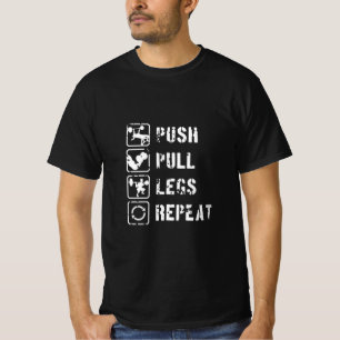 Push Pull Legs Wiederholung - Klassisches Gymnasti T-Shirt