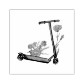 Push Scooter Gummistempel (Prägung)