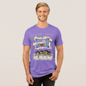 Push-Up Bra | Encouragement Tri-Blend Shirt (Vorderseite voll)