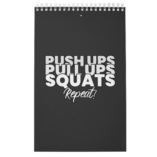 Push UPS Pull UPS Squats Repeat! Kalender (Titelbild)
