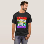 Push Vibes Cool Game Board Fidget Pop It T-Shirt (Vorne ganz)