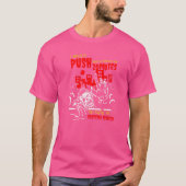 Push You in Zombies zu Rett Scottish Terrier Funny T-Shirt (Vorderseite)