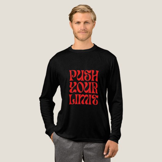 Push your... Tri-Blend shirt (Volle Vorderseite)