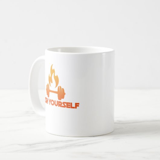 Push yourself kaffeetasse (Vorderseite Links)