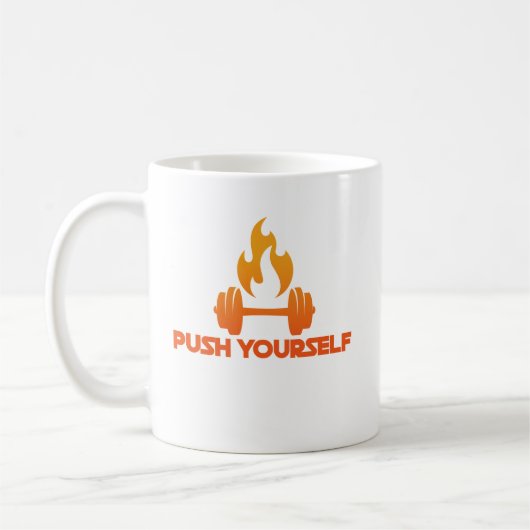 Push yourself kaffeetasse (Links)