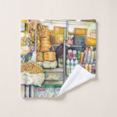 Pushcart-Paradies Badhandtuch Set (Waschlappen)