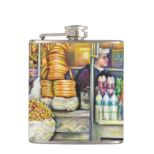 Pushcart-Paradies Flachmann (Vorderseite)