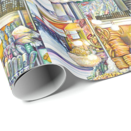 Pushcart-Paradies Geschenkpapier (Rolleneckpunkt)