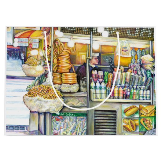 Pushcart Paradies Große Geschenktüte (Vorderseite)