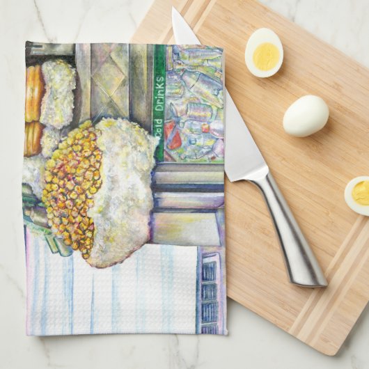 Pushcart-Paradies Handtuch (Viertel Falte)