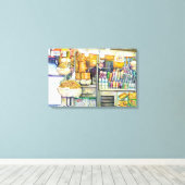 Pushcart Paradies Leinwanddruck (Insitu (Holzboden))