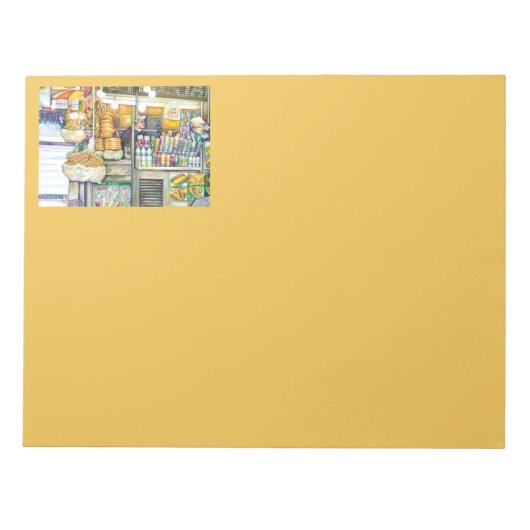 Pushcart Paradies Notizblock (Vorderseite)