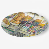 Pushcart Paradies Pappteller (Schrägansicht)