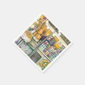 Pushcart Paradies Serviette (Ecke)