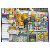 Pushcart Paradise Große Geschenktüte (Rückseite)