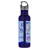 Pushin' It - Stunt Scooter Rider Edelstahlflasche (Rückseite)