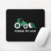 Pushin My Luck Kleinkind Tractor St Patricks Day B Mousepad (Mit Mouse)